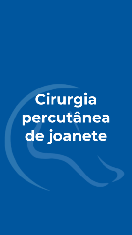 Cirurgia percutânea de joanete